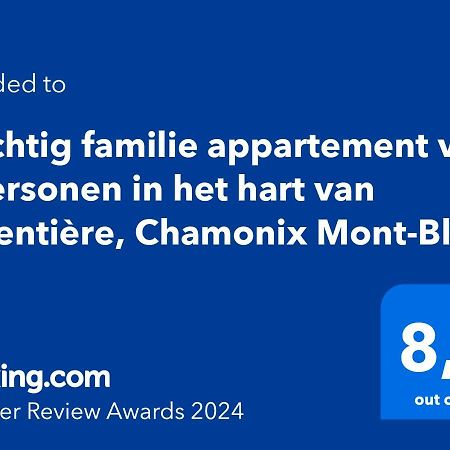 Prachtig Familie Appartement Voor 6 Personen In Het Hart Van Argentiere, Chamonix Mont-Blanc Eksteriør bilde