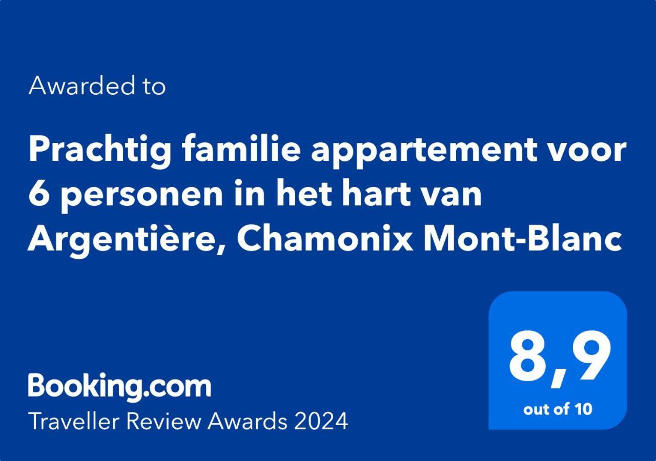 Prachtig Familie Appartement Voor 6 Personen In Het Hart Van Argentiere, Chamonix Mont-Blanc Eksteriør bilde